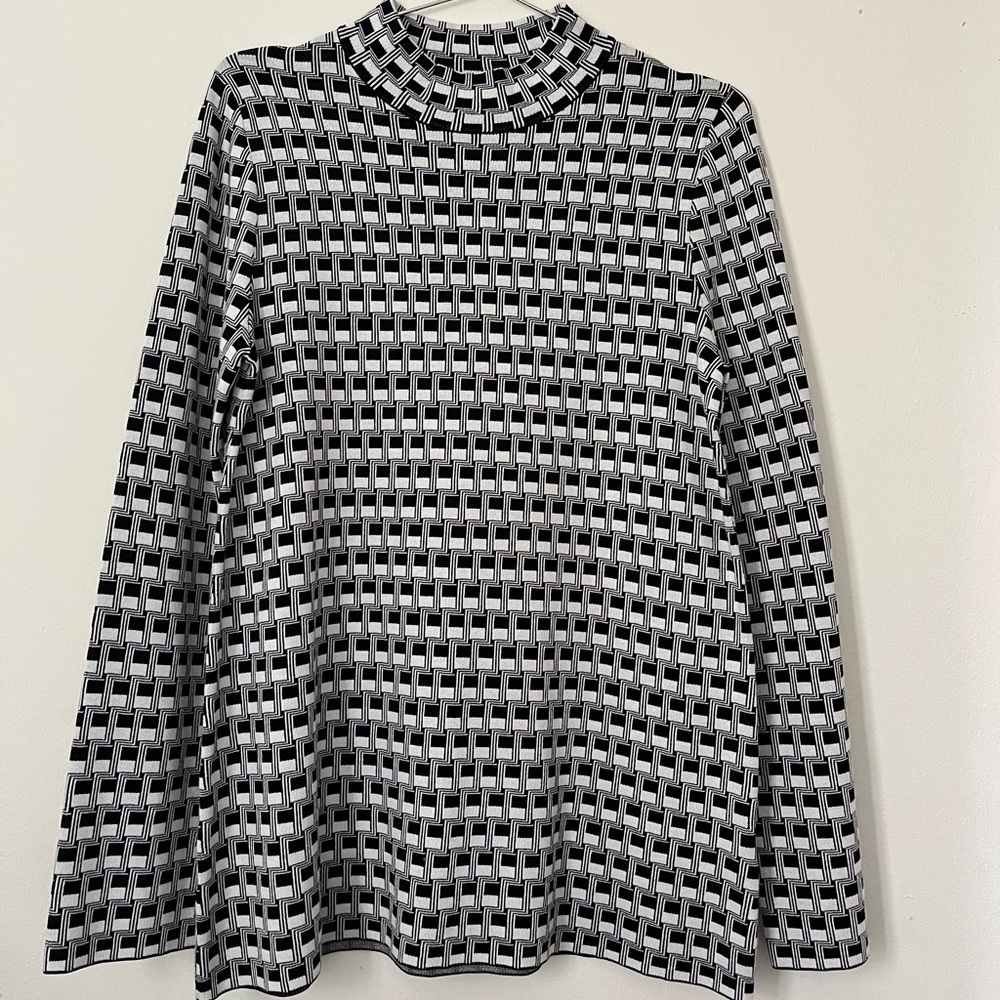 COS Checked Jacquard Knit sz XS NWT